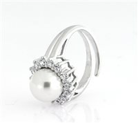 Anello Forever Gioielli Donna Anello Perla in Argento Perla FGAN00030 - FGAN00030